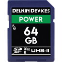 fLfoCXbDELKIN DEVICES POWER SD UHS-IIiU3/V90j[J[h 64GB DELKIN DEVICES DDSDG200064G [Class10 /64GB]