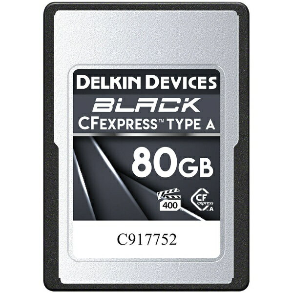 デルキンデバイス｜DELKIN DEVICES BLACK CFexpress Type Aカード　80GB VPG400 DELKIN DEVICES DCFXABLK80 [80GB]