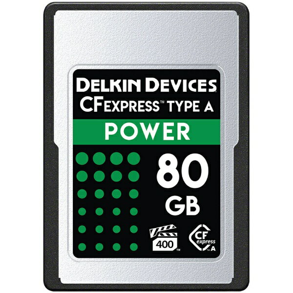 fLfoCXbDELKIN DEVICES POWER CFexpress Type A J[h 80GB VPG400 DELKIN DEVICES DCFXAPWR80 [80GB]