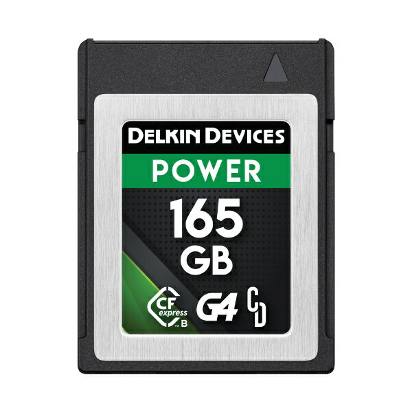 デルキンデバイス｜DELKIN DEVICES POWER CFexpress Type B G4カード 165GB 最低持続書込速度 805MB/s DELKIN DEVICES DCFXBP165G4