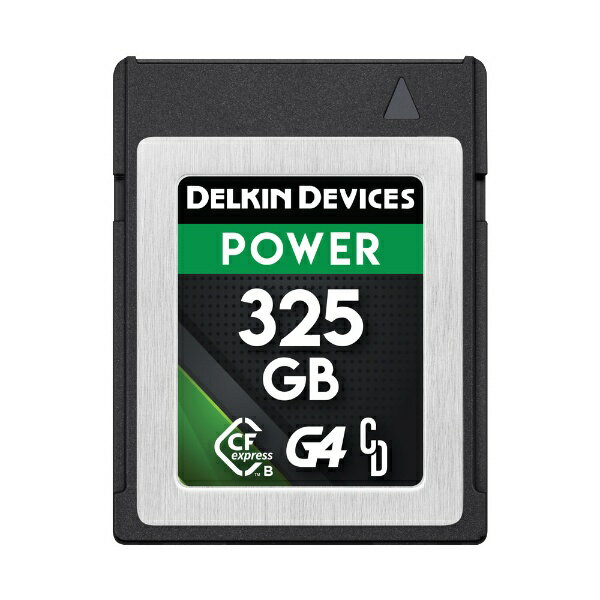 fLfoCXbDELKIN DEVICES POWER CFexpress Type B G4J[h 325GB Œ᎝x 805MB/s DELKIN DEVICES DCFXBP325G4