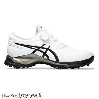 アシックス｜asics 27.0cm メンズ ゴルフシューズ(ホワイト×ブラック) 1111A229【...