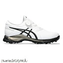 アシックス｜asics 26.0cm メンズ ゴルフシューズ(ホワイト×ブラック) 1111A229【返品交換不可】