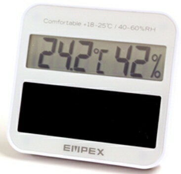 エンペックス｜EMPEX INSTRUMENTS デジタルソーラー温湿度計 TD-820 [デジタル]
