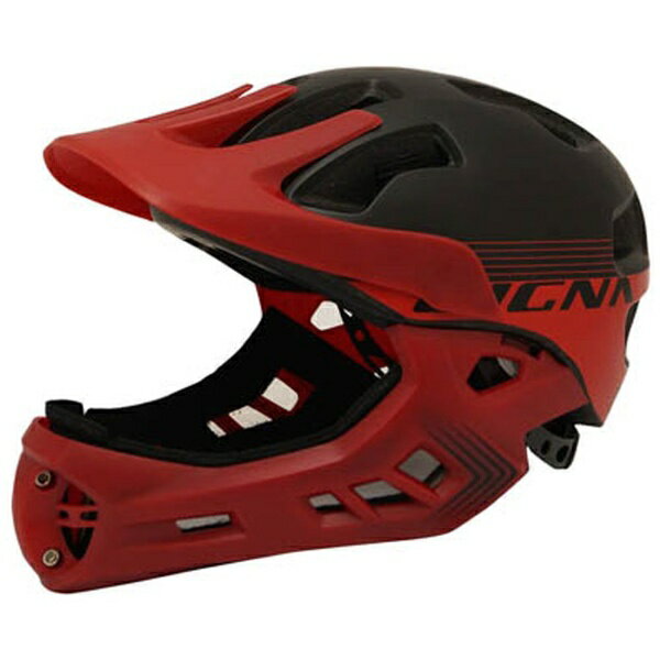 徳島双輪 子供用ヘルメット テテ TETE フォルティア Fortia(Sサイズ：46〜51cm/ブラック×レッド)【返品不可】...