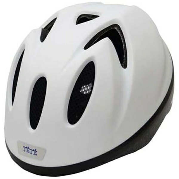徳島双輪 子供用ヘルメット テテ TETE スプラッシュハート Splash Heart(Sサイズ：52〜56cm/マットホワイト)【返品不可】