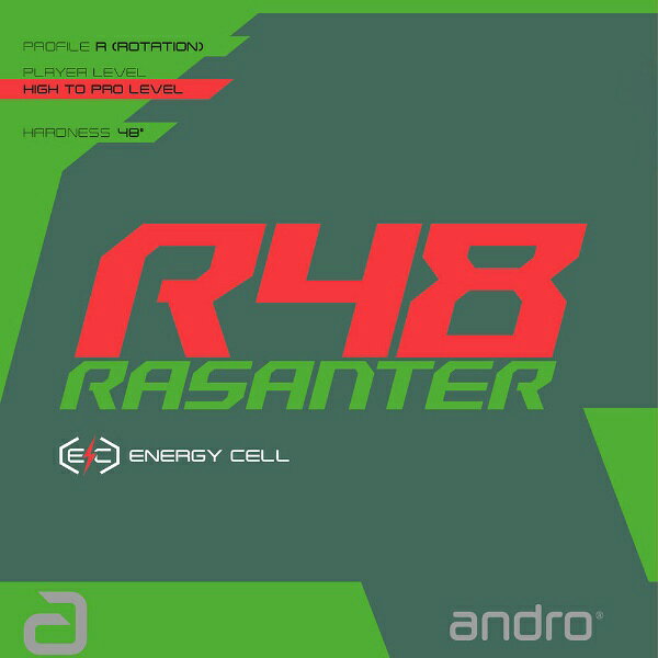 アンドロ｜andro 裏ソフトカラーラバー UMテンション ラザンターR48(厚さ：2/グリーン) 110021080 グリーン 110021080 [裏ソフト /テンション]