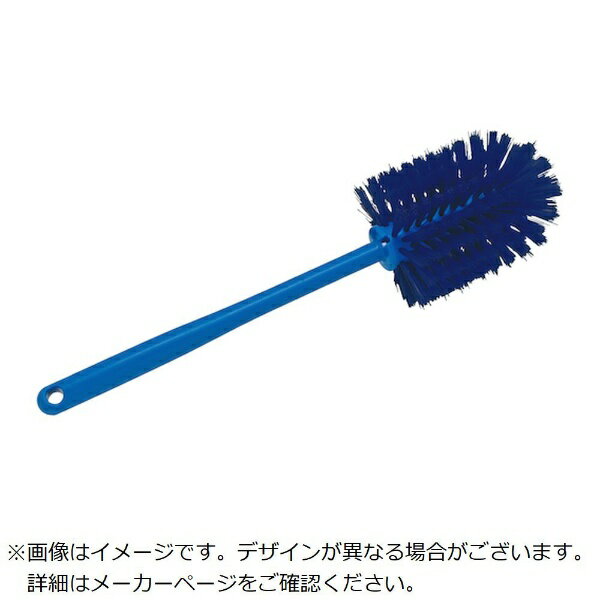 ■一体型のため、丈夫で割れにくい構造のボトルブラシです。■金属検出器対応です。【仕様】・色： 青・耐熱温度（℃）： 120・横（mm）： 70・縦（mm）： 390・HACCP対応清掃用品【材質／仕上】・本体： ポリプロピレン　毛： ポリエステル