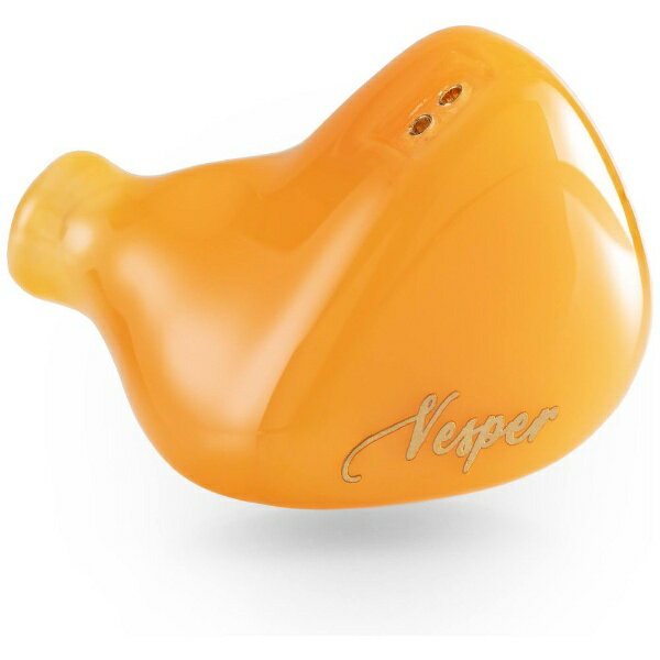 QoA｜キューオーエー イヤホン カナル型 イエロー Vesper 2 [φ3.5mm ミニプラグ]