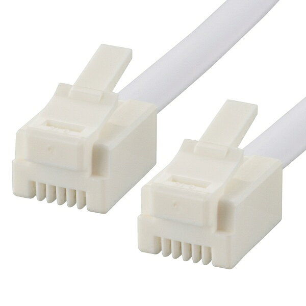 �������ŵ���OHM ELECTRIC �⥸��顼�����֥� [10m] �ƥ�ۥ󥳡��� ɸ�ॿ���� �ۥ磻�� TEL-C2607W