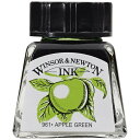 ウィンザー&ニュートン|WINSOR & NEWTON ウィンザー&ニュートン ドローイングインク 14mL 011 アップルグリーン(961) 19501011