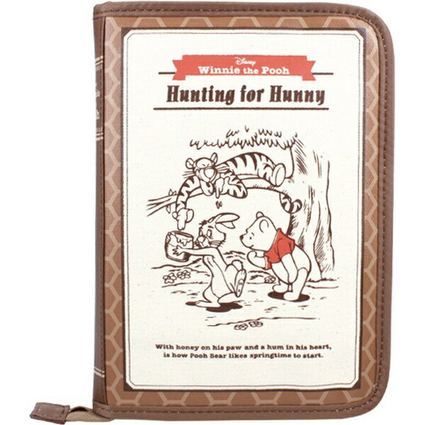 クーザ｜Kooza 母子手帳ケース マルチケース 片面ジャバラ ブック型/くまのプーさん DKJB-2506Kのサムネイル