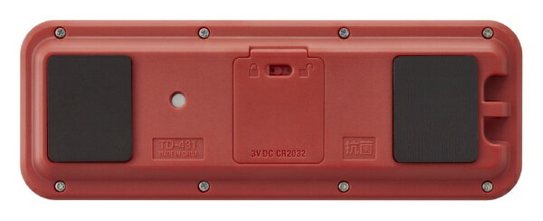 楽天ビック(ビックカメラ×楽天)のTANITA｜タニタ 抗菌でか見えタイマーRD タニタ マットレッド TD431RD｜アングル2