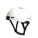 FOXWEAR|フォックスウェア ドラレコ付き 自転車用ヘルメット(頭囲約54〜61cm/マットホワイト)V6-WH【返品不可】