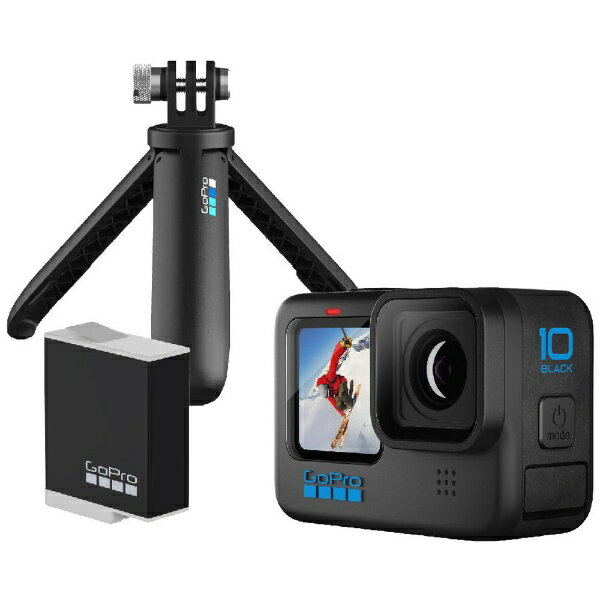 GoPro｜ゴープロ 【ビックカメラグループ限定】アクションカメラ GoPro HERO10 Black バンドル（ショーティー＋バッテリーセット） CHDHX-101-BC4 [4K対応 /防水]