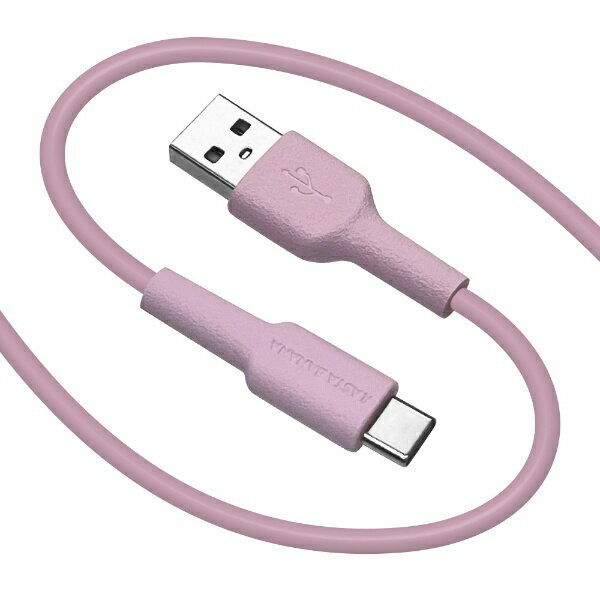 ラスタバナナ｜RastaBanana USB A to Type C cable やわらか 1.5m ライトパープル R15CAAC3A02LPU