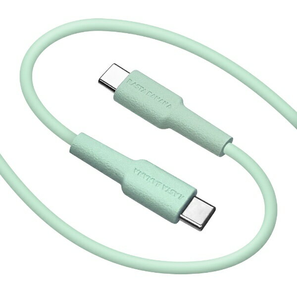 ラスタバナナ｜RastaBanana USB C to Type C cable やわらか 1.5m ライトグリーン R15CACC3A01LGR [USB Power Delivery対応]