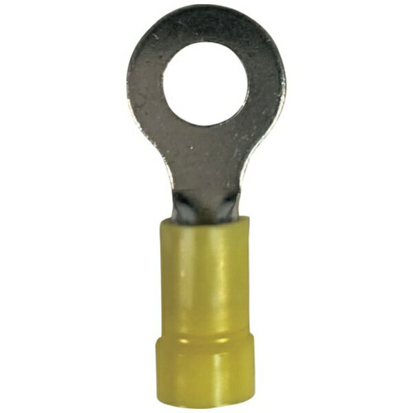 ストロングホールド｜StrongHold ストロングホールド　ビニール絶縁被覆付圧着端子（丸形）　電線サイズ：AWG12〜10／3．5〜5．5sq　取付ネジ：M8　25個入り　EV10−56RB−Q EV10-56RB-Q