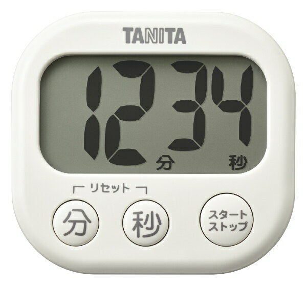 TANITA｜タニタ 抗菌でか見えタイマーIV タニタ アイボリー TD429IVのサムネイル