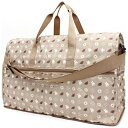 ハピタス|HAPITAS ミッフィー 折りたたみ ボストンバッグ(Lサイズ) HAPI+TAS(ハピタス) ミッフィー/ボリスフラワーモカ H0004(4)