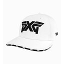 PXG｜ピーエックスジー ゴルフキャップ Logo Repeat 9FIFTY LP Snapback Cap(フリーサイズ：59cm/ホワイト) H-RPTLOGO-950LP-WHT【返品交換不可】