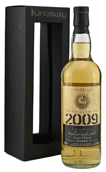 ウイスキー キングスバリー ゴールド ティーニニック 2009 13年 700ml【ウイスキー】 【代金引換配送不可】