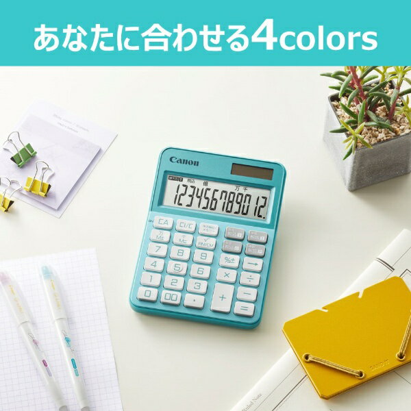 CANON|キヤノン カラフル電卓 ミントグリ...の紹介画像2