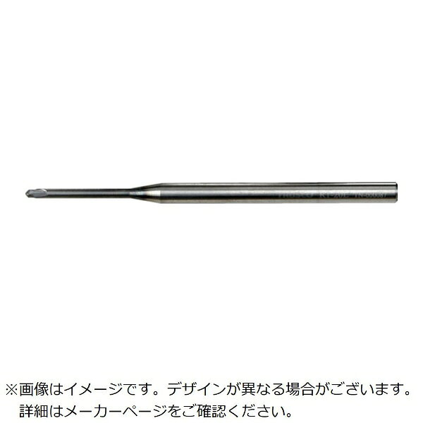 ■オリジナルの深リブ用エンドミルに、幅広い被削材に対応するAlCrNコーティングを採用しました。■狭くて深い加工に適した首逃げタイプです。■豊富なラインナップであらゆる加工に対応できます。【用途】・被削材： 炭素鋼、合金鋼、ステンレス鋼、調質鋼、鋳鉄、銅、アルミ合金、樹脂。・金型及び部品の切削加工。【仕様】・ボール半径（mm）： 0.75・刃長（mm）： 1.1・全長（mm）： 50・シャンク径（mm）： 6・刃数（枚）： 2・首下長（mm）： 6・首角度（°）： 15・刃数： 2・首下径（mm）： 1.45，外径（mm）： 1.5【材質／仕上】・超微粒子超硬合金【注意】・シャンクテーパー角は目安です。・ワークとの干渉が必要な場合は必ず実測して確認してください。・シャンク部とワークの接触にご注意ください。・刃先の振れ防止の為、コーティングがつきまわったシャンク部はチャッキングしないでください。
