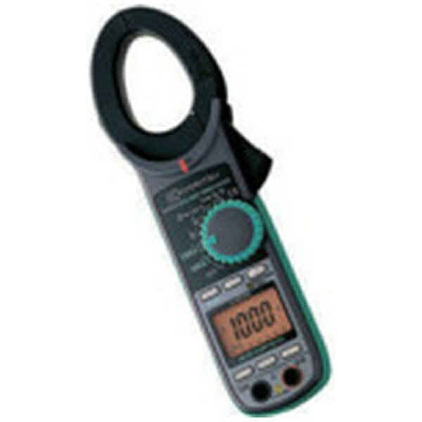 ■CAT.4の多機能中口径AC/DCクランプです。■活線チェックが可能なNCV機能付きです。■最小分解能0.1Aです。【用途】・交流電流、直流電流測定。【仕様】・直流電流（A）： 1000・交流電流（A）： 1000・直流電圧（V）： 600・交流電圧（V）： 600・抵抗（Ω）： 60M・検波方式： 真の実効値（TURERMS）・電源（V）： 単4乾電池（R03）×2個（付属）・電源： 単4乾電池（R03）×2個（付属）・幅×奥行×高さ： 82×36×254mm・連続使用時間（h）： 10時間・最大測定導体径（mm）： 40・最大表示： 6000カウント・オートパワーオフ： 約15分