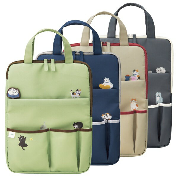 リヒトラブ｜LIHIT LAB. にゃんシーン キャリングスリーブ ビスケットベージュ A2226-16