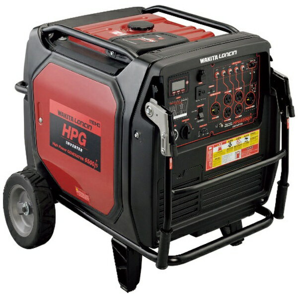 【エントリーで最大全額ポイント還元｜1/5まで】 ワキタ｜WAKITA MEIHO インバーター発電機HPG6500iS