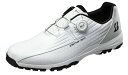 ブリヂストン｜BRIDGESTONE 25.5cm メンズ ゴルフシューズ ゼロ・スパイク バイター ライト 靴幅：3E(ホワイトシルバー) SHG350【返品交換不可】