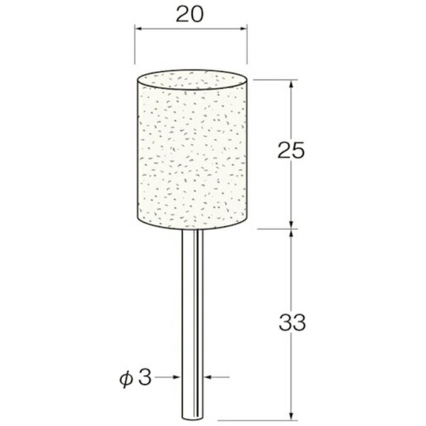 リューター｜Leutor リューター 軸付フェルトバフ外径（mm）： 20 F3120 【メーカー直送・代金引換不可..