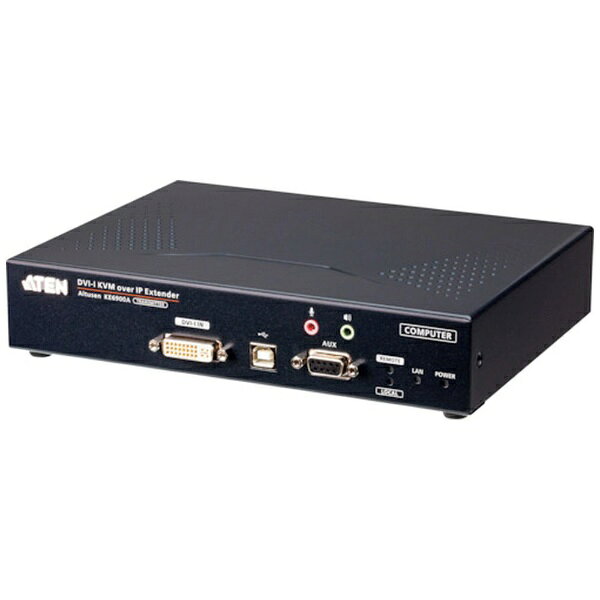 ATEN｜エーテン ATEN DVI−IシングルディスプレイIP−KVMトランスミッター（デュアル電源／LAN対応） KE6900AT