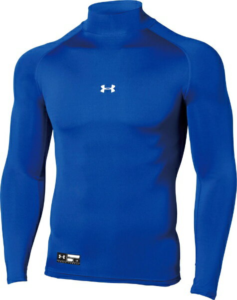 アンダーアーマー|UNDER ARMOUR メンズ UA ヒートギアアーマー コンプレッション ロングスリーブ モック シャツ(XXLサイズ/Royal) 1358645