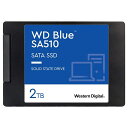 WESTERN DIGITAL｜ウェスタン デジタル 内蔵SSD SATA接続 WD Blue SA510 WDS200T3B0A 2TB /2.5インチ