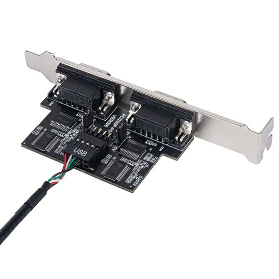 SilverStone｜シルバーストーン インターフェースカード RS232Cx2 [USB-A] ECD01 SST-ECD01 - Image 2