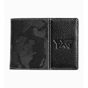 PXG Jacquard Woven Fairway Camo Lifestyle Bi-Fold Wallet ジャカード織 2つ折りウォレット カモ柄(ブラック)A-LGD60851PXG-BW【返品交換不可】