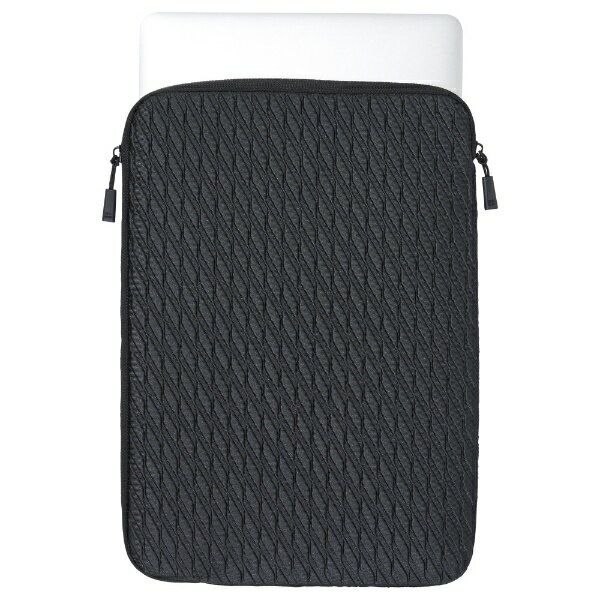 HAKUBA｜ハクバ ノートパソコン / タブレットPC対応 [〜14インチ] プラスシェル エンボス PCインナーケース ウェーブブラック SEBPC14WBK