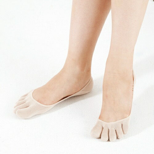 砂山靴下｜Sunayama Socks パンプスからも見えにくく脱げにくい5本指フットカバー ブラック