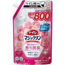 花王｜Kao トイレマジックリン消臭 洗浄スプレー つめかえ用 スパウトパウチ 800mL 香り消臭 エレガントローズの香り