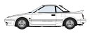 長谷川製作所|Hasegawa 1/24 トヨタ MR2 (AW11) 前期型 ホワイトランナー 【代金引換配送不可】