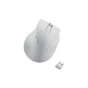 エレコム｜ELECOM マウス EX-G Lサイズ 抗菌(Chrome/Mac/Windows11対応) ホワイト M-XGL30DBSKWH BlueLED /無線(ワイヤレス) /5ボタン /USB
