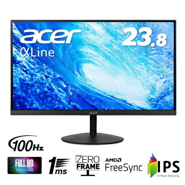 ACER｜エイサー PCモニター ブラック SB242YEbmix 23.8型 /フルHD(1920×1080) /ワイド