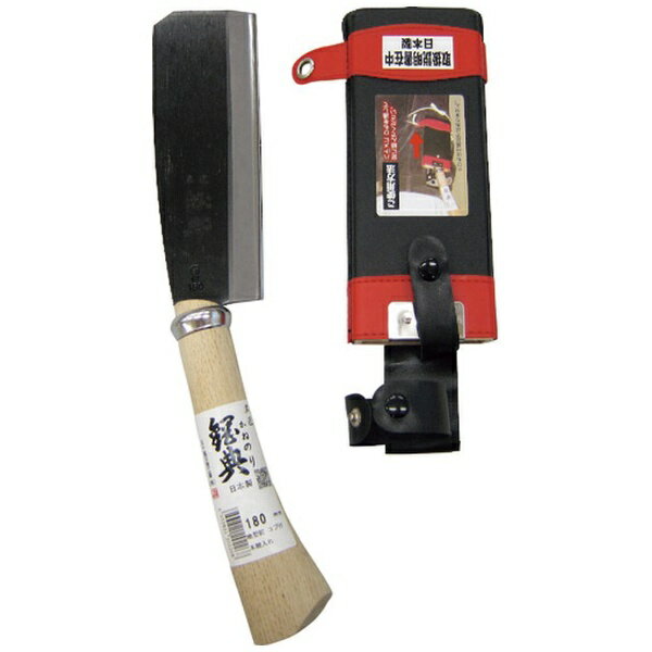 五十嵐刃物工業｜Ikarashi Hamono Kogyo 鋼典 鋼付 地型鉈 コブ付 木鞘 180mmC-61