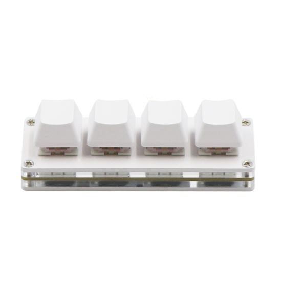 ITPROTECH｜アイティプロテック 〔キーカスタマイズ〕ちょい足しキーボード 4キー USB-A接続 ホワイト MK-04WH