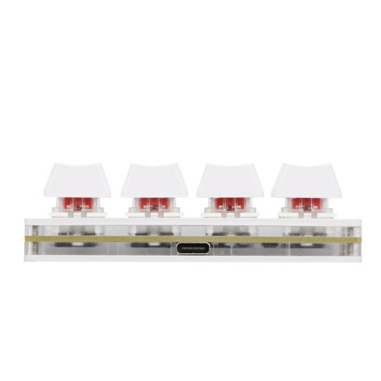 ITPROTECH｜アイティプロテック 〔キーカスタマイズ〕ちょい足しキーボード 4キー USB-A接続 ホワイト MK-04WH