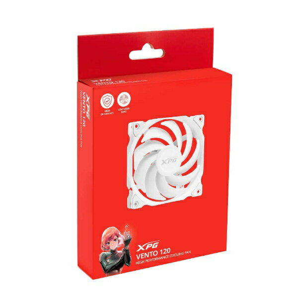 �����ǡ�����ADATA �������ե����120mm / 1200RPM�� XPG VENTO 120 FAN �ۥ磻�� VENTO120-WHCWW