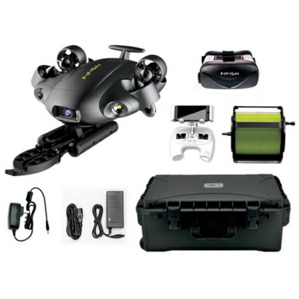  DVD - キューワイシー｜QYSEA キューワイシー　FIFISH　V6　EXPERT　水中ドローン　200mケーブル（ロボットアーム・ハードケース付） 5062534