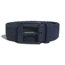 アディダス|adidas メンズ ブレード ストレッチベルト(L/XLサイズ:帯の長さ:119cm/カレッジネイビー) EEU84【返品交換不可】